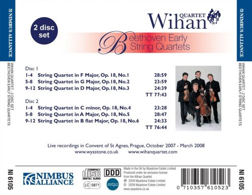 Wihan Quartet - Beethoven: Early String Quartets (2009)