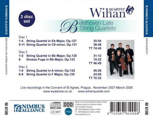 Wihan Quartet - Beethoven: Late String Quartets (2009)