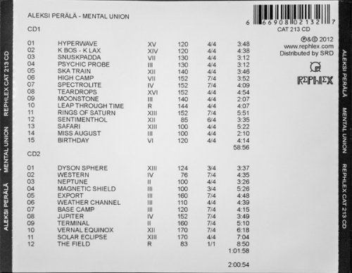 Aleksi Perälä - Mental Union (CAT213CD) (2CD) (2012) FLAC