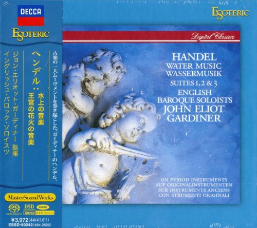 John Eliot Gardiner - Handel: Water Music, Music for the Royal Fireworks (1983, 1991) [2021 SACD]