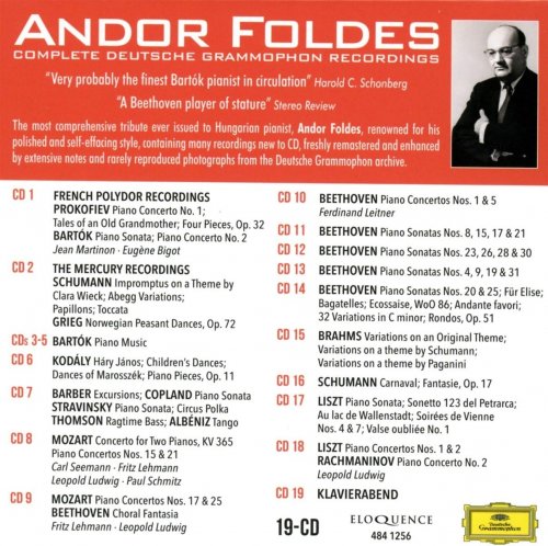 Andor Foldes - Complete Deutsche Grammophon Recording (2020) [19CD Box Set] mp3