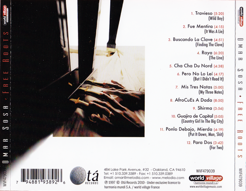 Omar Sosa - Free Roots (1997) CD-Rip