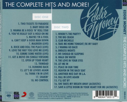 Eddie Money - The Complete Hits And More! (2016)