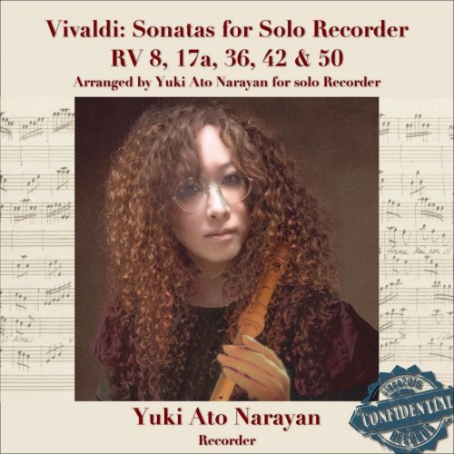 Yuki Ato Narayan - Vivaldi: Sonatas for Solo Recorder, RV 8, 17a, 36, 42 & 50 (2022)
