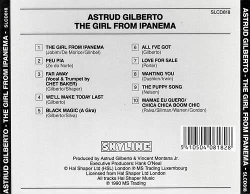 Astrud Gilberto - The Girl From Ipanema (1990)