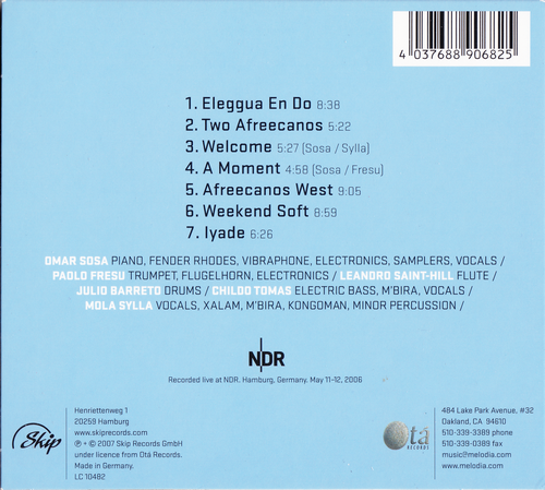 Omar Sosa - Promise (2007) CD-Rip