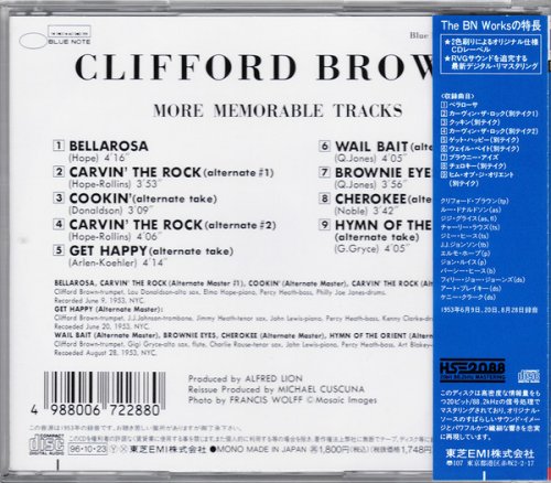 Clifford Brown - More Memorable Tracks (1953) [1996]