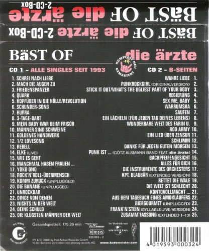 Die Ärzte - Bäst Of (2CD) (2006) CD-Rip