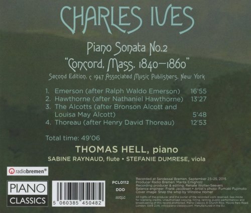 Thomas Hell - Ives: Concord Sonata (2016)
