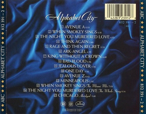 ABC - Alphabet City (1987) CD-Rip