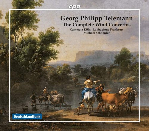 Camerata Koln, La Stagione Frankfurt, Michael Schneider - Telemann: The Complete Wind Concertos (2015) [8CD Box Set]