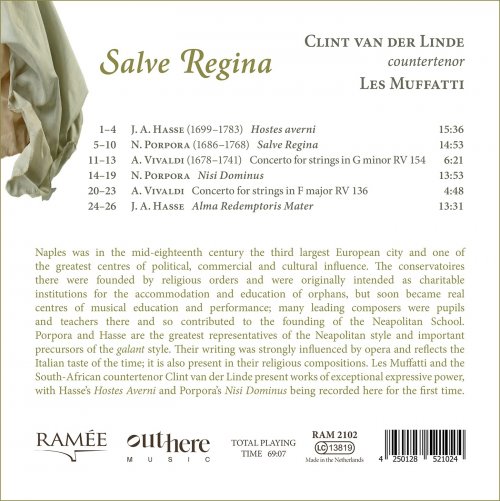 Les Muffatti & Clint van der Linde - Salve Regina. Motets by Hasse and Porpora (2022) [Hi-Res]