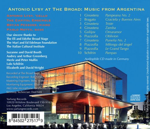 Antonio Lysy - At the Broad: Music from Argentina (Remastered 2022) (2022) [Hi-Res]