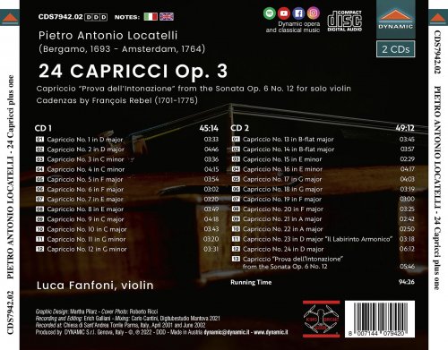 Luca Fanfoni - 24 Capricci Plus One (2022) [Hi-Res]