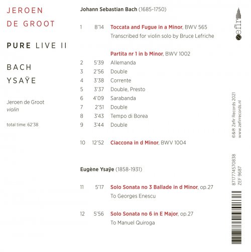 Jeroen De Groot - Pure II (Live) (2022) [Hi-Res]