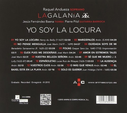 Raquel Andueza & La Galanía - Yo Soy la Locura (2010)