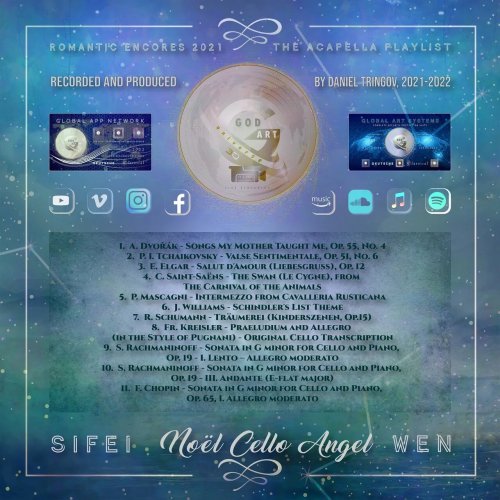 Sifei Wen - Noël Cello Angel: The Acapella Playlist 2021 - Romantic Encores (2022) [Hi-Res]