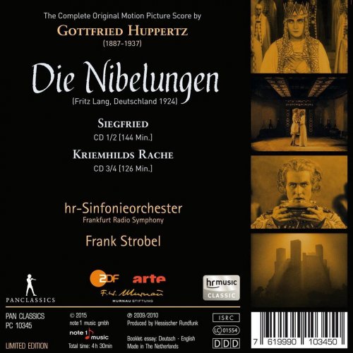 Frankfurt Radio Symphony, Frank Strobel - Gottfried Huppertz: Die Nibelungen (Original Score) (2015)