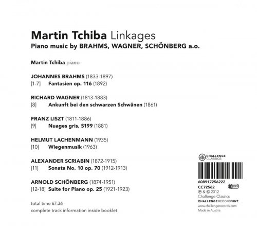 Martin Tchiba - Linkages - Piano music by Brahms, Wagner, Schönberg a.o. (2012)