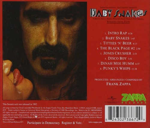 Frank Zappa - Baby Snakes (1983) [2012]