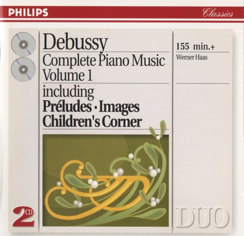 Werner Haas - Debussy: Complete Piano Music, Vol. 1 (1993) CD-Rip