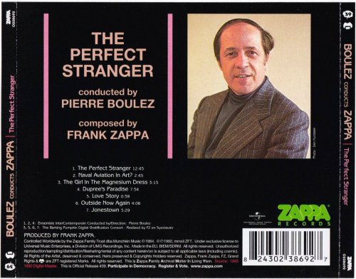 Frank Zappa - Boulez Conducts Zappa: The Perfect Stranger (1984) [2012]