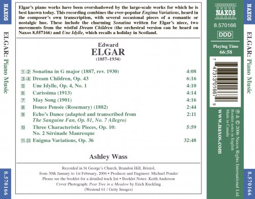 Ashley Wass - Elgar: Piano Music (2006)