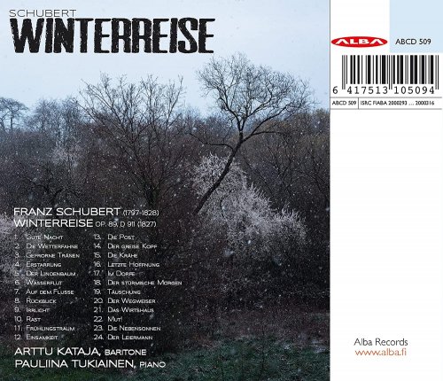 Arttu Kataja, Pauliina Tukiainen - Schubert: Winterreise, Op. 89, D. 911 (2022) [Hi-Res]