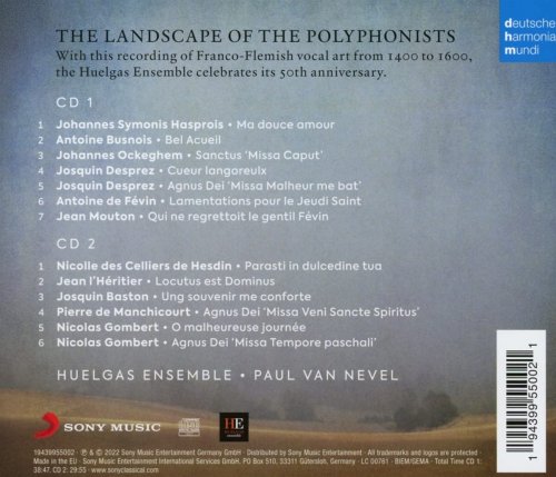 Huelgas Ensemble & Paul Van Nevel - The Landscape of the Polyphonists (2022) [Hi-Res]