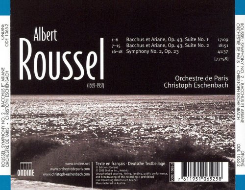 Orchestre de Paris, Christoph Eschenbach - Roussel: Symphony No 2 Op 23 / Bacchus Et Ariane (2006)