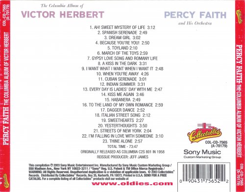 Percy Faith - The Columbia Album Of Victor Herbert (2003)