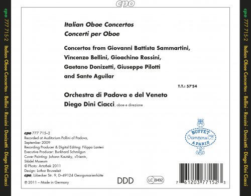 Diego Dini-Ciacci & Orchestra di Padova e del Veneto - Italian Oboe Concertos (2012)