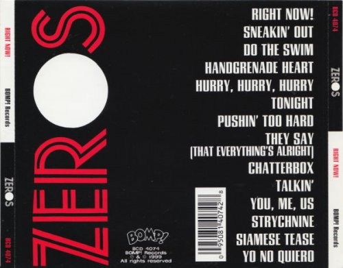 The Zeros - Right Now! (1999)