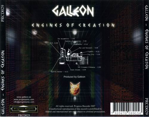 Galleon - Engines Of Creation (2007)