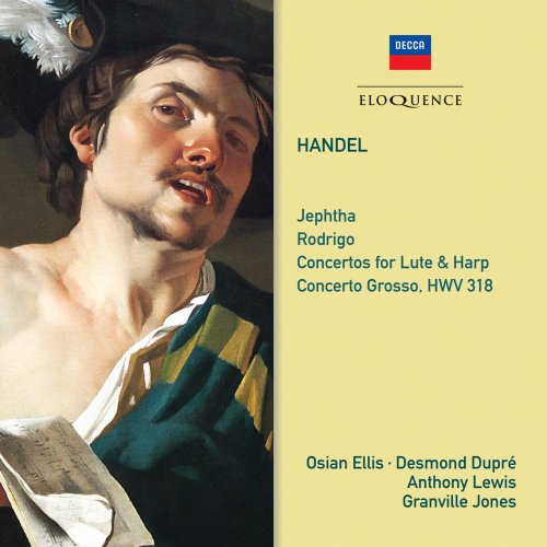 Anthony Lewis - Handel: Jephtha; Rodrigo; Concertos for Lute and Harp (1958) [2018]