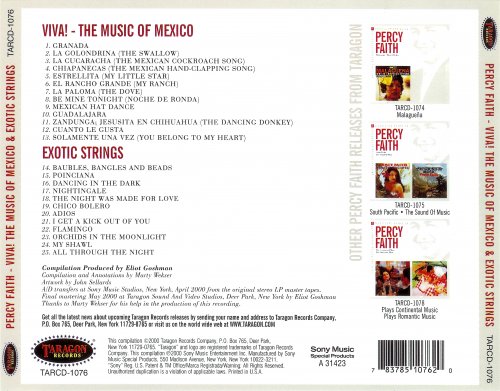 Percy Faith - Viva! The Music Of Mexico & Exotic Strings (2000)