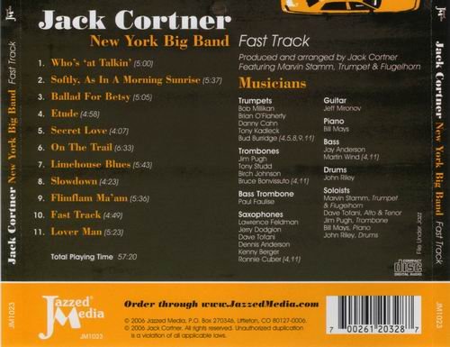 Jack Cortner New York Big Band - Fast Track (2006)