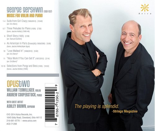 Opus Two - Gershwin: Music for Violin & Piano (2014)