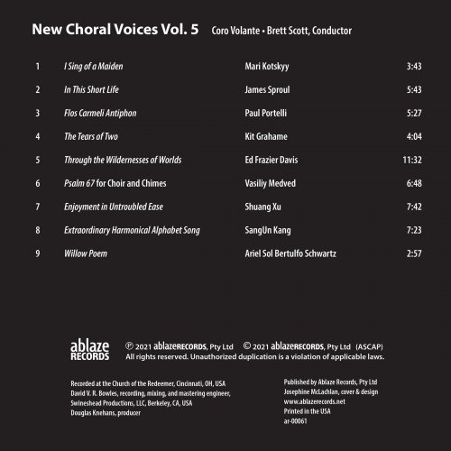 Coro Volante - New Choral Voices, Vol. 5 (2022) Hi-Res