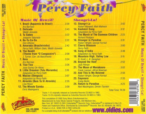 Percy Faith - Music Of Brazil! & Shangri-La! (2002)