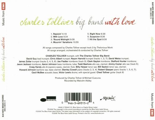 Charles Tolliver - With Love (2006) 320 kbps+CD Rip