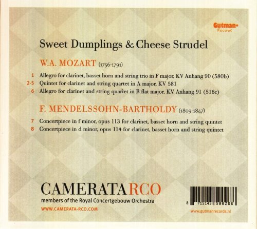 Camerata RCO - Sweet Dumplings & Cheese Strudel: Mozart - Mendelssohn (2013)