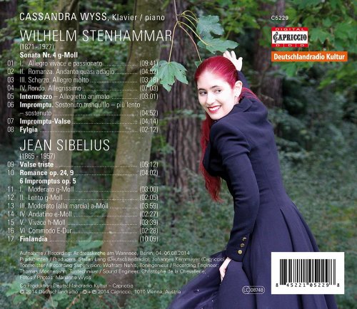 Cassandra Wyss - Stenhammar & Sibelius: Piano Pieces (2015)