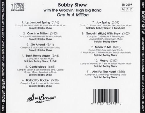 Bobby Shew with Peter Fleischhauer And The Groovin' High Big Band - One In A Million (1999)