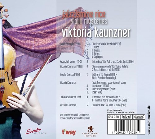 Viktoria Kaunzner - Ja(zz)smine Rice: Violin Mysteries (2016)