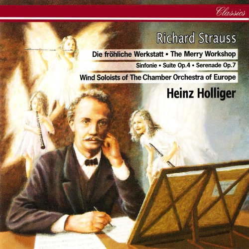 Heinz Holliger - Strauss: Suite for 13 Wind Instruments, Symphony for Wind Instruments, Serenade (1995)