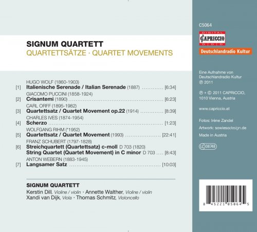 Signum Quartetr - Quartet Movements (2012)