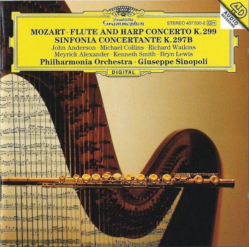 Giuseppe Sinopoli - Mozart: Concerto for Flute and Harp, Sinfonia Concertante (1993)