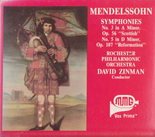 David Zinman - Mendelssohn Symphony No.3 & No.5 (1980) [1987]