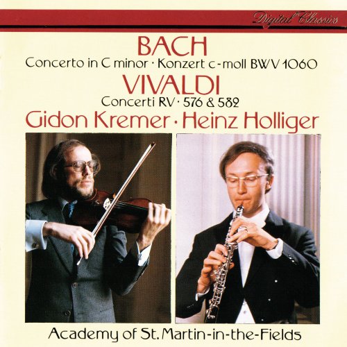 Gidon Kremer, Heinz Holliger, Academy of St Martin in the Fields - J.S. Bach: Concerto in C Minor / Vivaldi: Concerto in G Minor; Violin Concerto in D Major (1984)